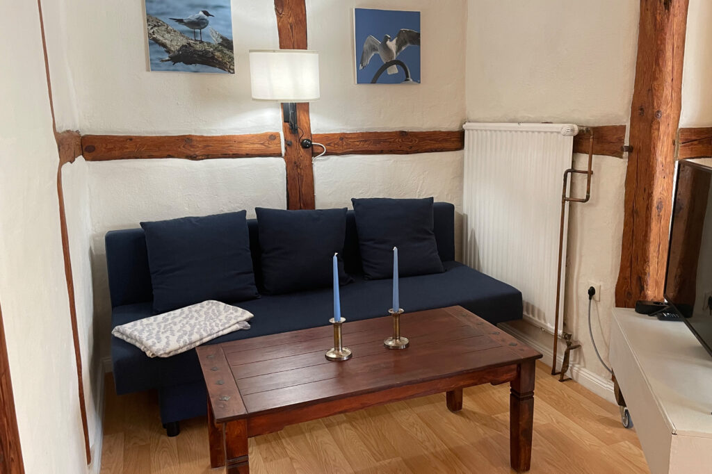 Wohnzimmer mit Schlafcouch